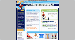 Desktop Screenshot of pinocchiostore.it