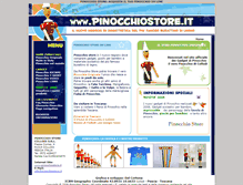 Tablet Screenshot of pinocchiostore.it